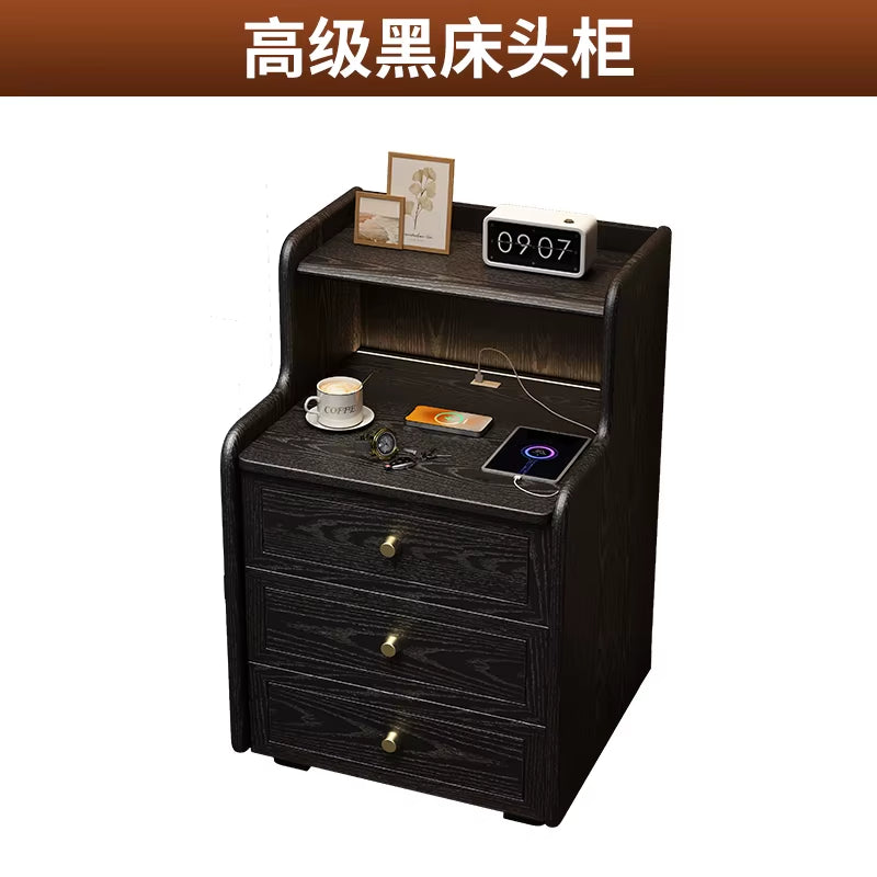 Bedside Table Night Cabinet Chest Drawers Furnitures Comfortable Bedroom Bed Room Accesories Tables Comodini Luxury Nightstands