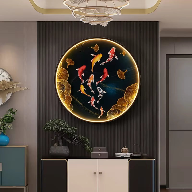 9 Fishes Wall Mural