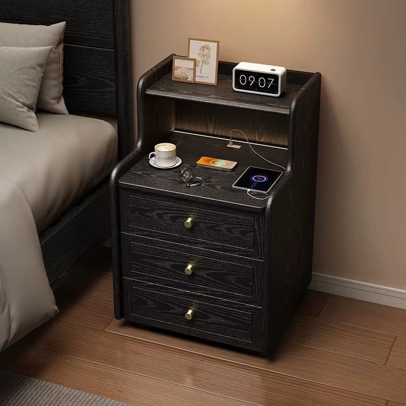 Bedside Table Night Cabinet Chest Drawers Furnitures Comfortable Bedroom Bed Room Accesories Tables Comodini Luxury Nightstands