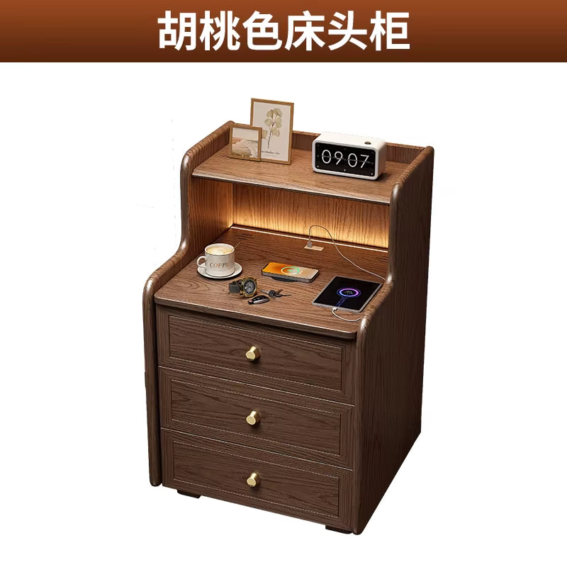 Bedside Table Night Cabinet Chest Drawers Furnitures Comfortable Bedroom Bed Room Accesories Tables Comodini Luxury Nightstands