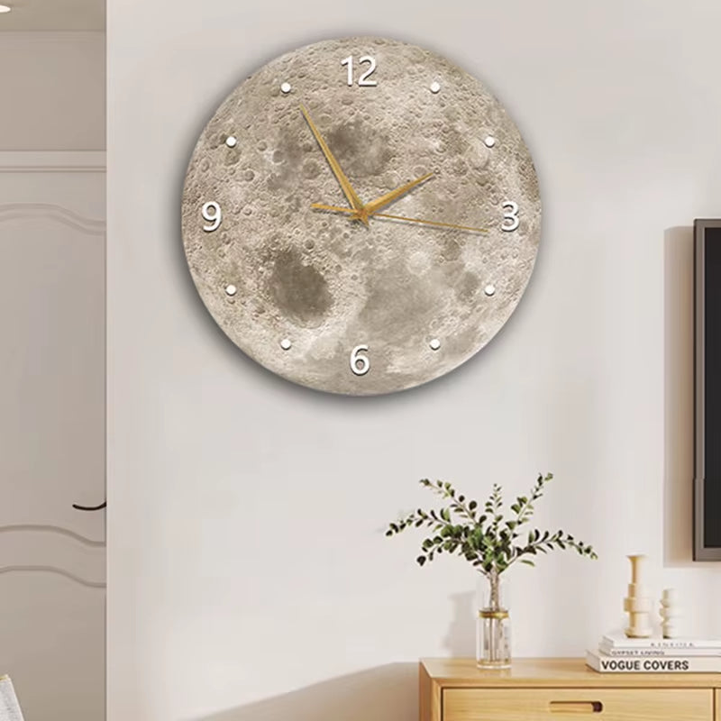 Art Mural Wall Clocks round Nordic Led Minimalist Fashion Silent Wall Watch Aesthetic Bedrooms Reloj De Pared Room Decorations